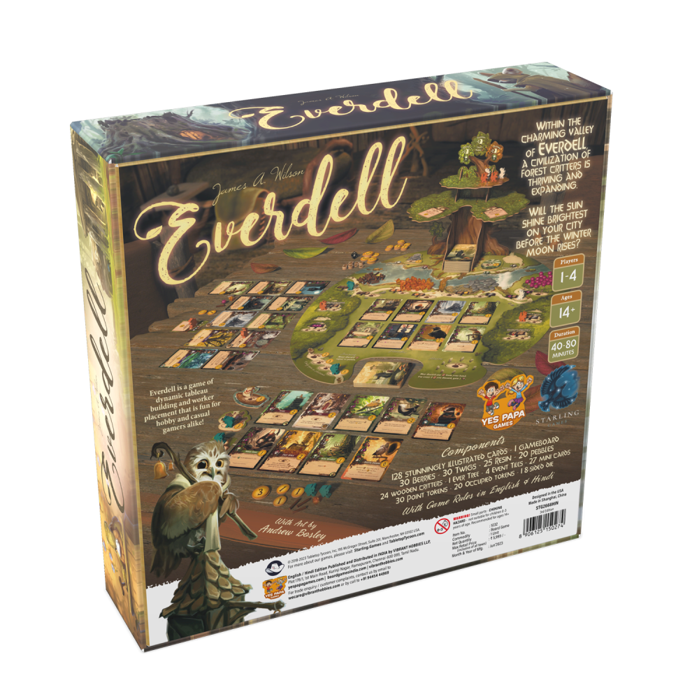 Buy Everdell Retail English / Hindi Edition only at Board Games India